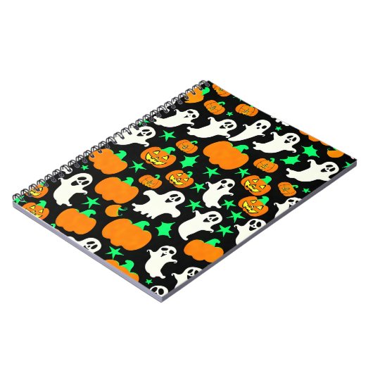 Halloween Pattern Notitieboek (Linkerzijde)