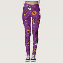 Halloween Pattern Paars