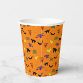Halloween Pattern Papieren Bekers (Rechts)