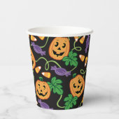 HALLOWEEN PATTERN PAPIEREN BEKERS (Achterkant)