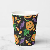 HALLOWEEN PATTERN PAPIEREN BEKERS (Links)