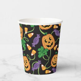 HALLOWEEN PATTERN PAPIEREN BEKERS