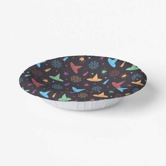 Halloween Pattern Papieren Kommen (Gebogen)