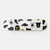 Halloween Pattern Persoonlijk Skateboard (Horizontaal)