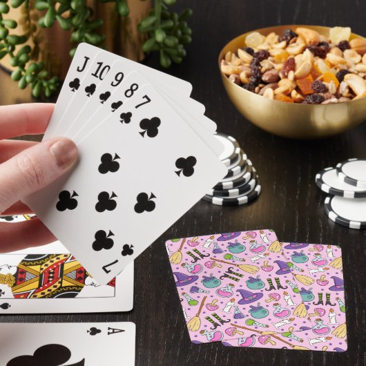 Halloween Pattern Pokerkaarten (Insitu)
