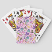 Halloween Pattern Pokerkaarten (Achterkant)