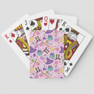 Halloween Pattern Pokerkaarten