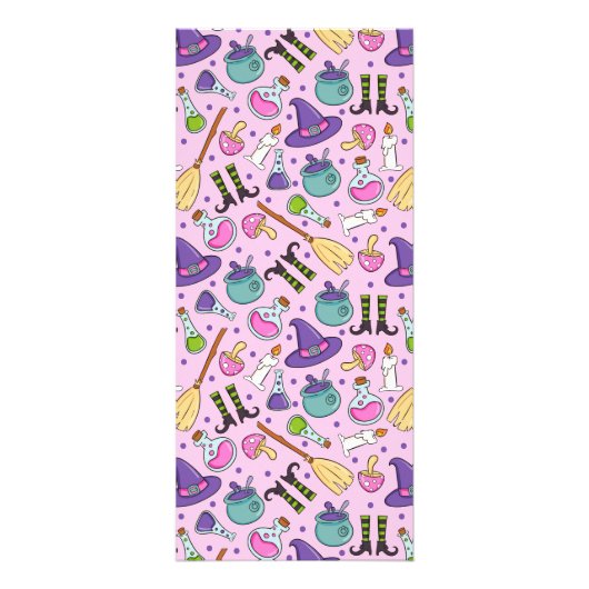 Halloween Pattern Reclamekaart (Voorkant)