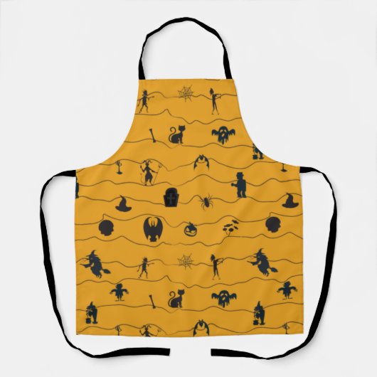 Halloween Pattern Schort (Voorkant)