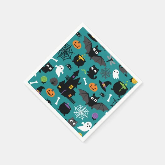 Halloween Pattern Servet (Hoek)