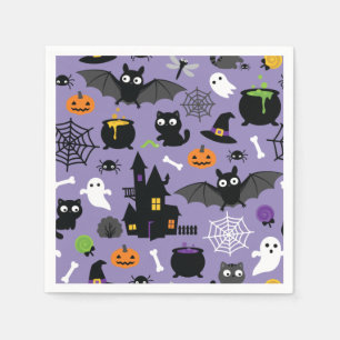 Halloween Pattern Servet