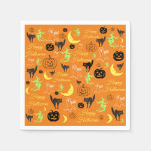 Halloween Pattern Sinaasappel