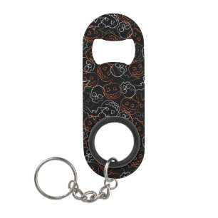Halloween Pattern Sleutelhanger Flessenopener