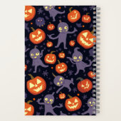 Halloween Pattern Square Note Notitieboek (Achterkant)