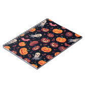 Halloween Pattern Square Note Notitieboek (Linkerzijde)