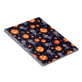Halloween Pattern Square Note Notitieboek (Rechterzijde)