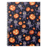 Halloween Pattern Square Note Notitieboek (Voorkant)