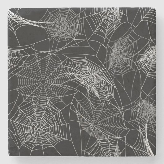 Halloween Pattern Stenen Onderzetter (Voorkant)