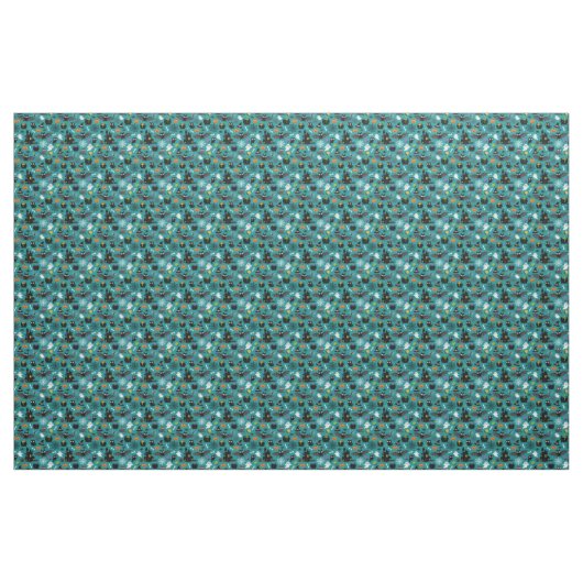 Halloween Pattern Stof (Yard (91,4 cm))