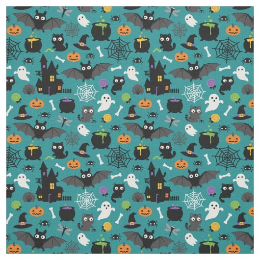 Halloween Pattern Stof (Swatch)