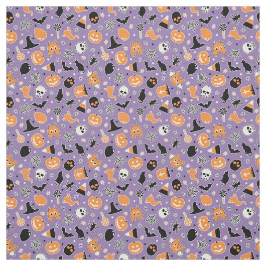 Halloween Pattern Stof (Swatch)
