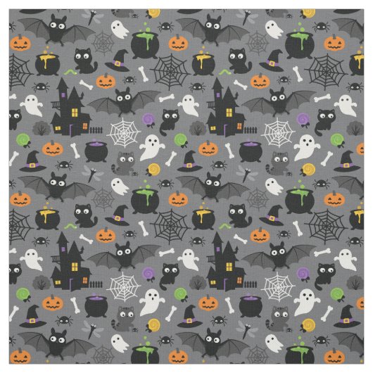 Halloween Pattern Stof (Swatch)