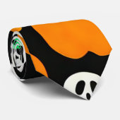 Halloween Pattern Stropdas (Opgerold)