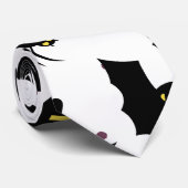 Halloween Pattern Stropdas (Opgerold)