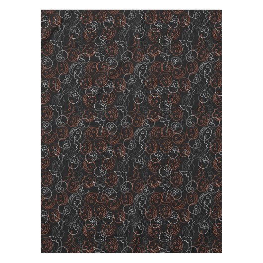Halloween Pattern Tafelkleed (Voorkant)