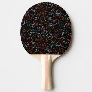 Halloween Pattern Tafeltennisbatje