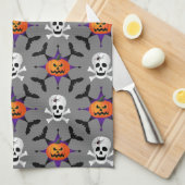 Halloween Pattern Theedoek (Quarter Fold)