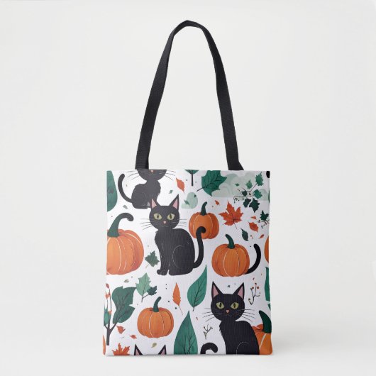 Halloween Pattern Tote Bag (Voorkant)