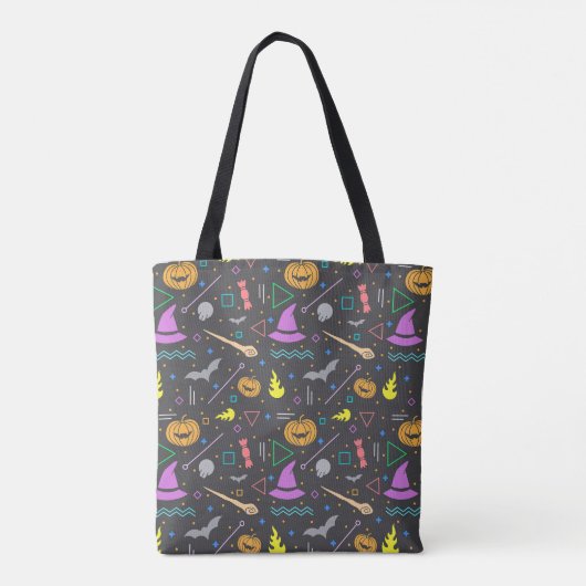 Halloween Pattern Tote Bag (Achterkant)