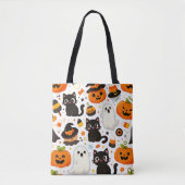 Halloween Pattern Tote Bag (Voorkant)