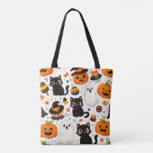 Halloween Pattern Tote Bag (Achterkant)