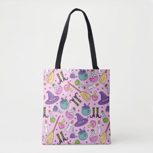 Halloween Pattern Tote Bag (Voorkant)