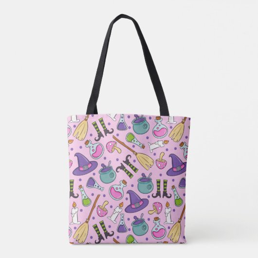 Halloween Pattern Tote Bag (Achterkant)
