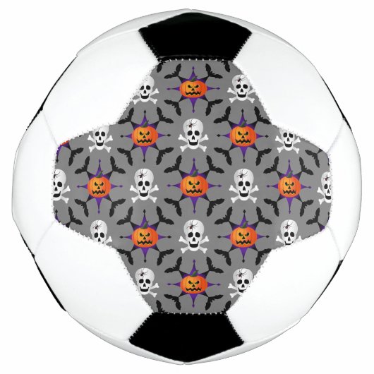 Halloween Pattern Voetbal (Voorkant)