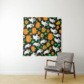 Halloween Pattern Wandkleed (In Situ (horizontaal))