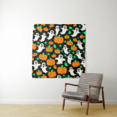 Halloween Pattern Wandkleed (In situ)