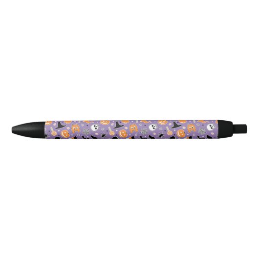 Halloween Pattern Zwarte Inkt Pen (Voorkant)