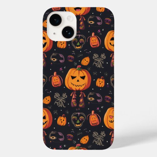 Halloween patterned iPhone hoesje (Achterkant)