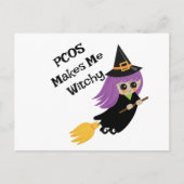 Halloween PCOS maakt me tot onbehagen Briefkaart (Voorkant)