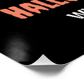 Halloween Pedicure Speciaal Glanzend Poster (Hoek)