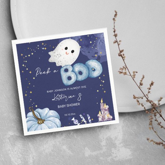 Halloween Peek a boo baby shower servies Servet