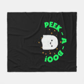 Halloween - Peekabo Fleece Deken (Voorkant (Horizontaal))