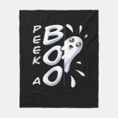 Halloween Peekabo Halloween kostuum Fleece Deken (Voorkant)