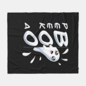 Halloween Peekabo Halloween kostuum Fleece Deken (Voorkant (Horizontaal))