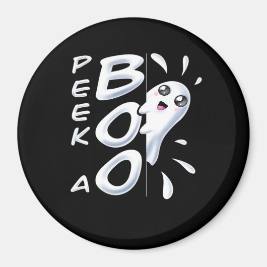 Halloween Peekabo Halloween kostuum Magneet (Voorkant)