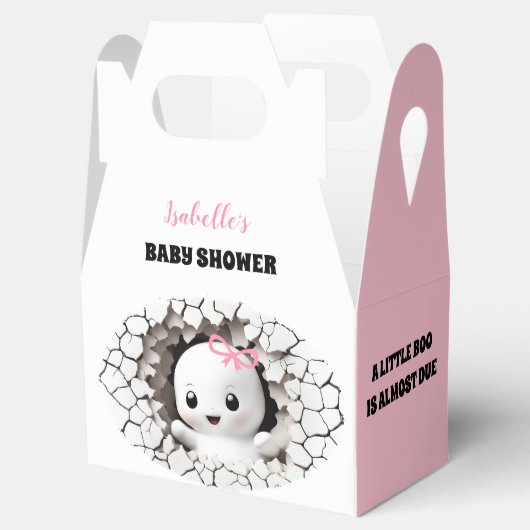 Halloween Peeking Boo Girl Baby shower Favoriete B Bedankdoosjes (Geopend)